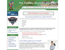 Tablet Screenshot of fantasybaseballsherpa.com